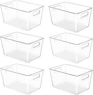 Clear Plastic Pantry Bins