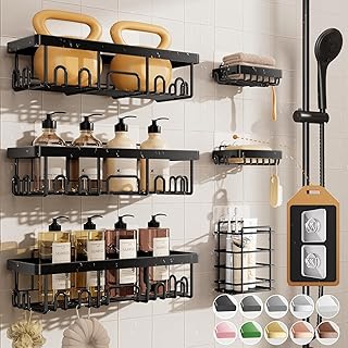 Adhesive Bathroom Shower Caddies